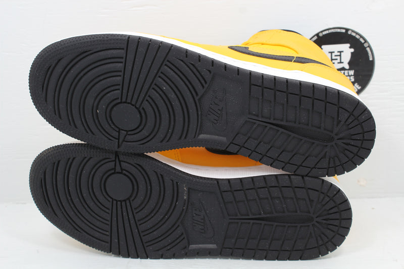 Nike Air Jordan 1 Mid University Gold Black (GS) - Hype Stew Sneakers Detroit