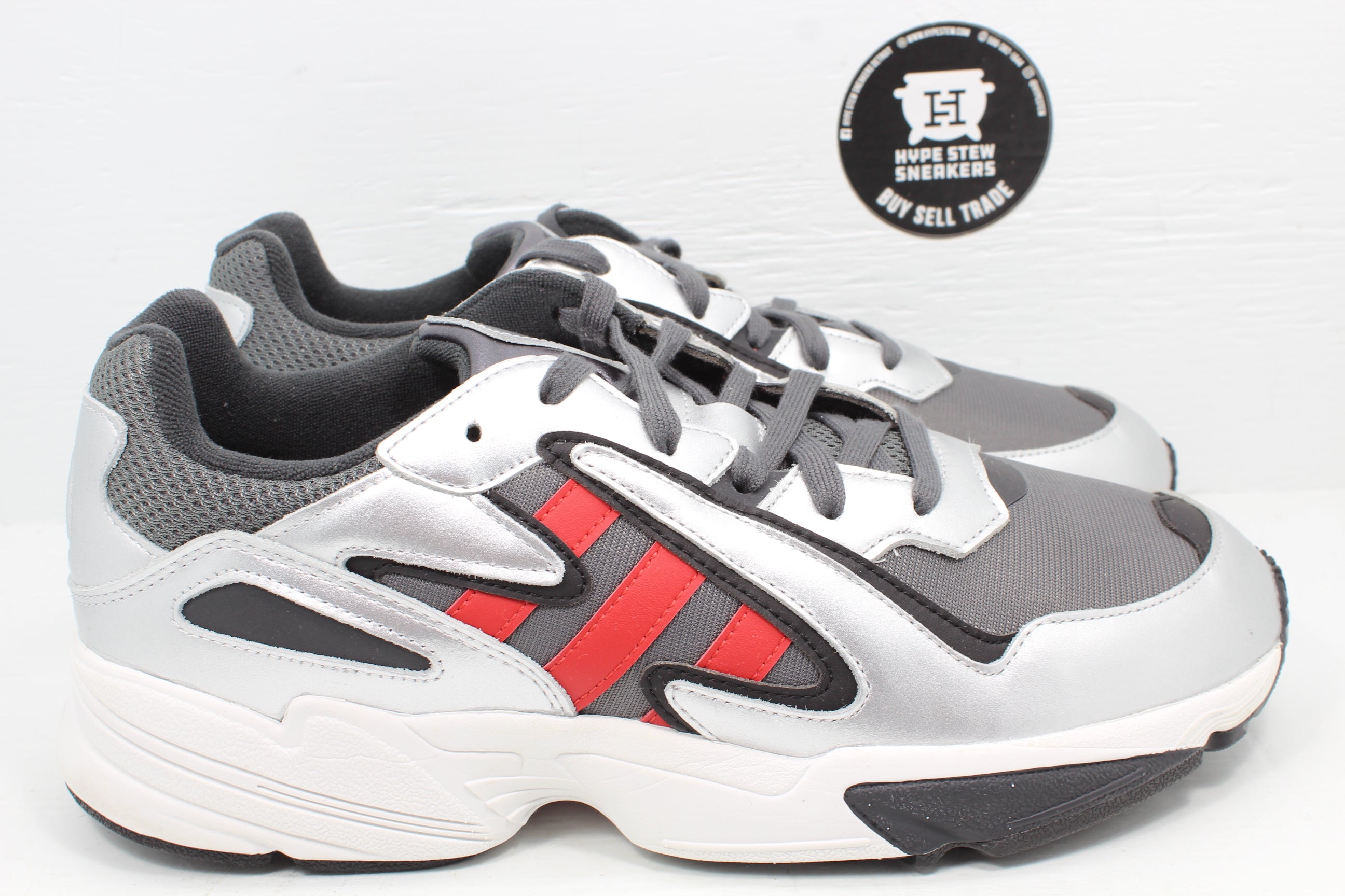 Adidas Yung-96 Silver Metallic Scarlet– Hype Stew Sneakers Detroit