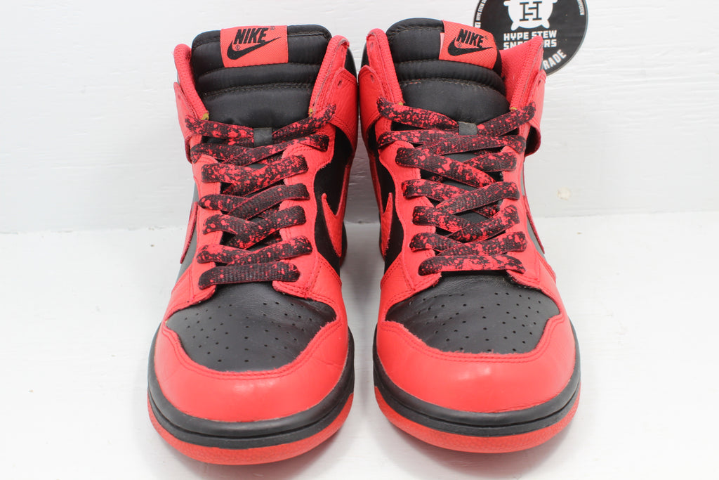 Nike Dunk High Black Action Red "Saint Johns" March Madness Pack - Hype Stew Sneakers Detroit